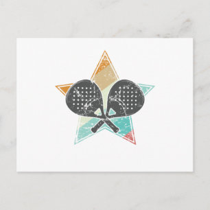 Carte Postale Padel Tennis Ballsportart