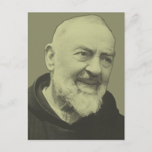 Carte Postale Padre Pio de Pietrelcina (Devant)