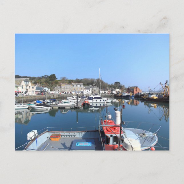 Carte Postale Padstow à Cornwall (Devant)