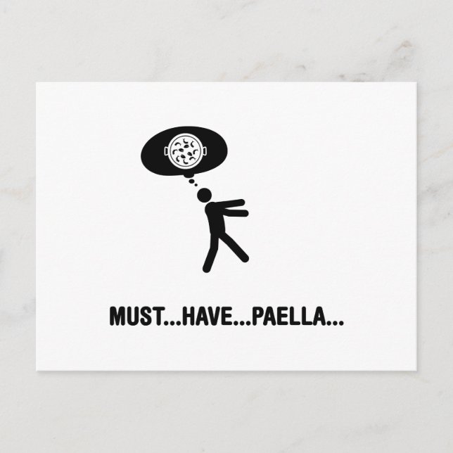 Carte Postale Paella Lover (Devant)