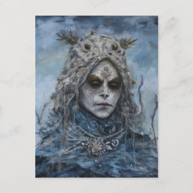 Carte postale Pagan Winter Goddess (Devant)