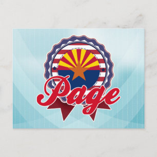 Carte Postale Page, AZ
