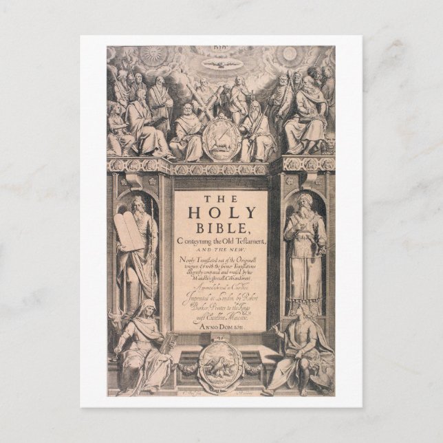 Carte Postale Page de couverture de la première édition antique  (Devant)