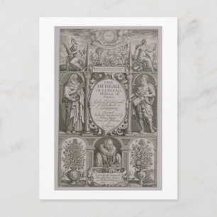 Carte Postale Page de titre de la deuxième édition de "The Herba