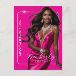 Carte Postale Pageant Promo Postcard | Color Pop Cutout