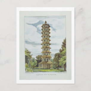 Carte Postale Pagode, Jardins Kew, plaque 9 de 'Jardins Kew : A