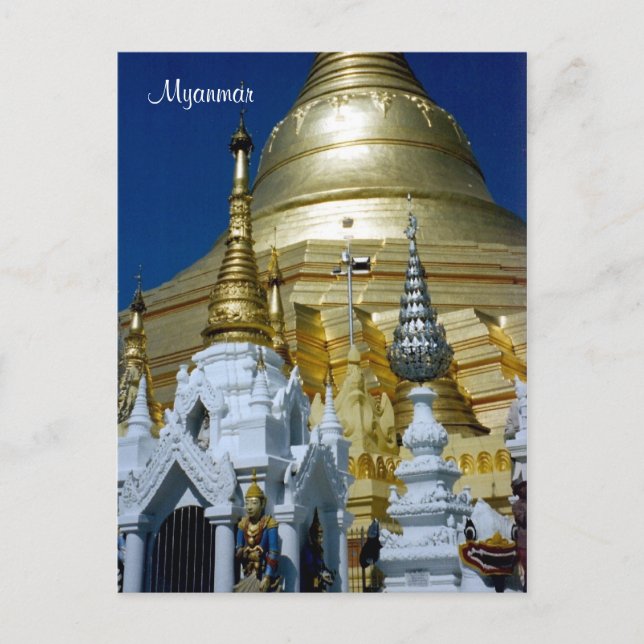 Carte Postale pagode shwedagon (Devant)