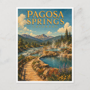 Carte Postale Pagosa Springs Colorado Sources Chaudes GeoSaga