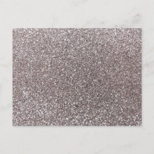 Carte Postale Paillette argent