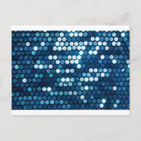 paillettes bleu brillant