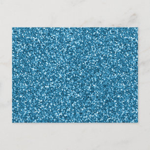 Carte Postale Paillettes Bleues de Boston