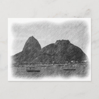 Carte Postale Pain de sucre par crayon