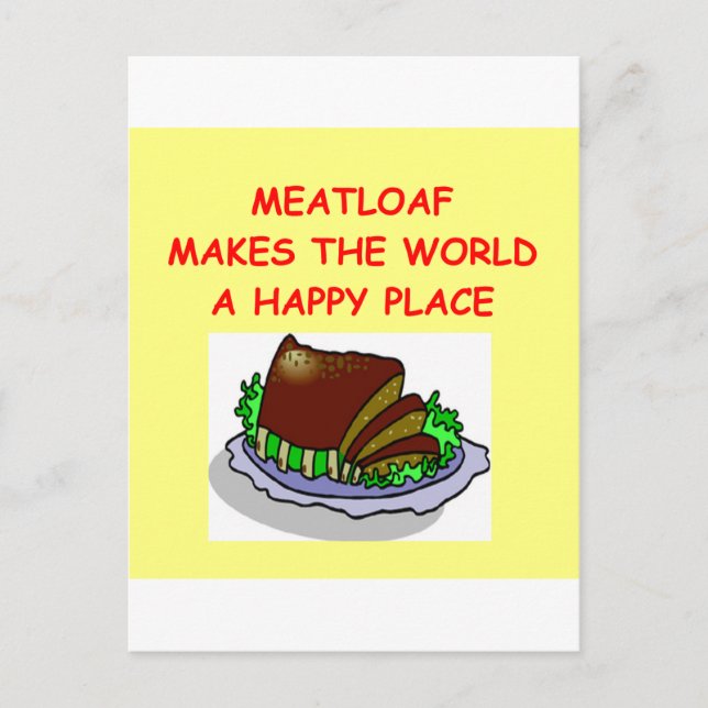 Carte Postale pain de viande (Devant)