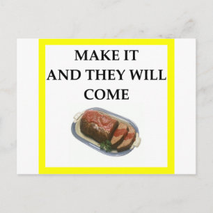 Carte Postale pain de viande