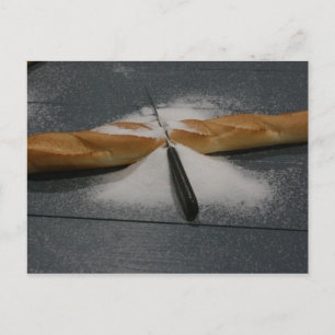Carte Postale Pain et sel