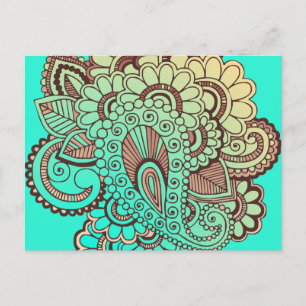 Carte Postale Paisley Ornaments I + votre backgr. & idées