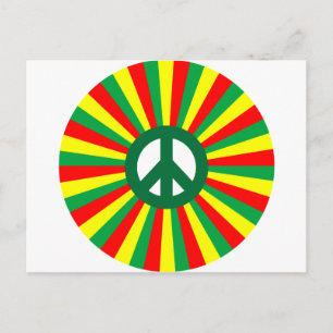 Carte Postale Paix de Rasta