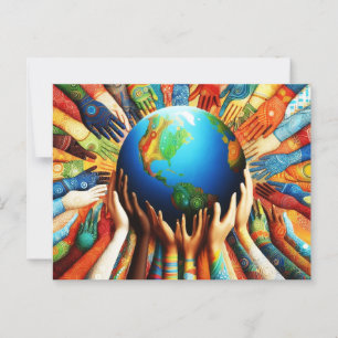 Carte Postale Paix mondiale