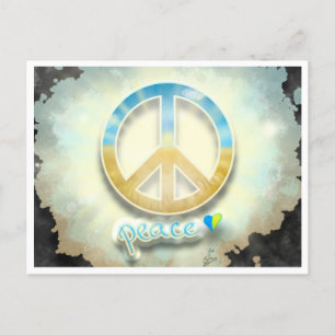 Carte postale Paix pour l'Ukraine