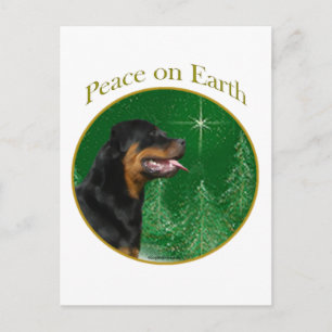 Carte Postale Paix Rottweiler