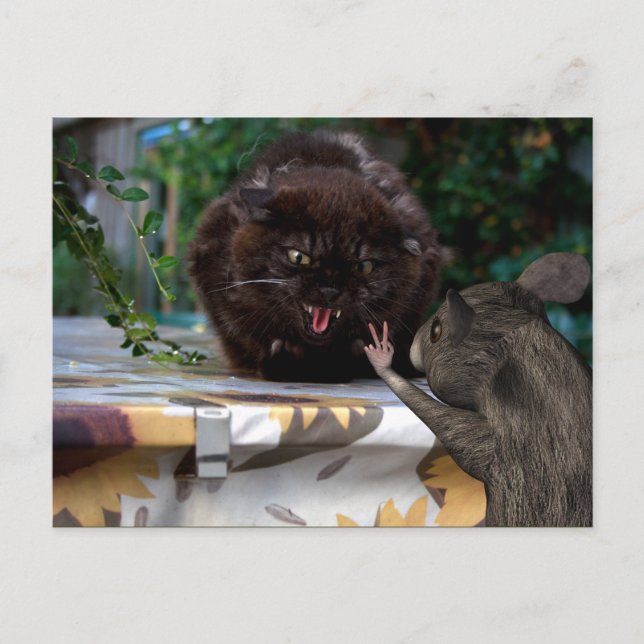 Carte Postale Paix ! Soyons amis (Devant)