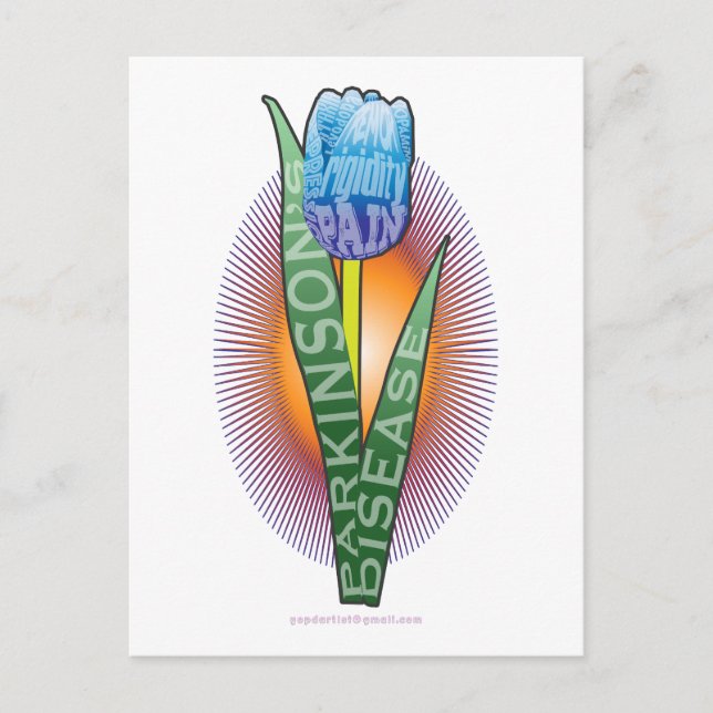 Carte Postale Pakinsons Maladie Tulip (Devant)