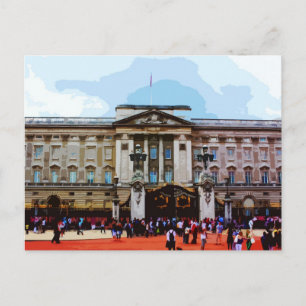 Carte Postale Palais de Buckingham à Londres, Royaume-Uni