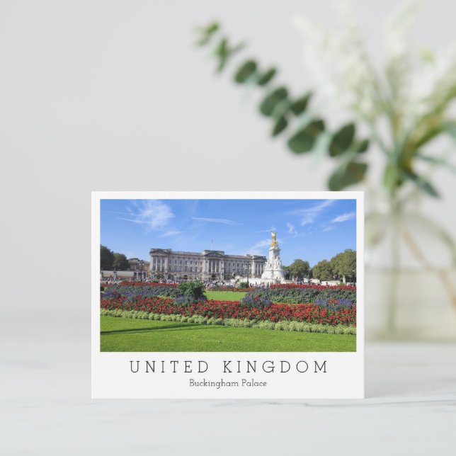 Carte Postale Palais de Buckingham, Londres, Angleterre (Debout devant)