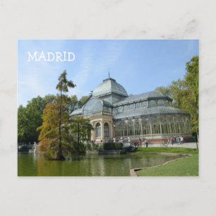 Carte Postale Palais de Cristal, Madrid