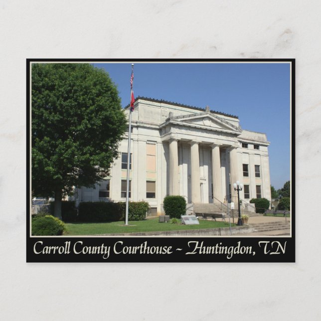 Carte Postale Palais de justice du comté de Carroll - Huntingdon (Devant)