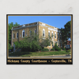 Carte Postale Palais de justice du comté de Hickman - Centervill