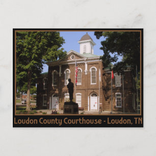 Carte Postale Palais de justice du comté de Loudon - Loudon, TN