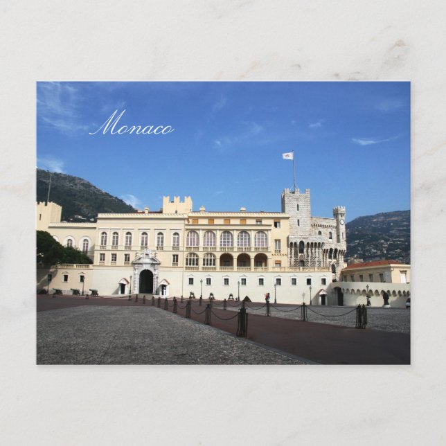 Carte Postale Palais de Monaco (Devant)