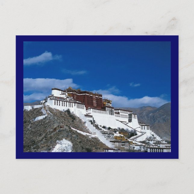 Carte Postale Palais de Potala Tibet (Devant)