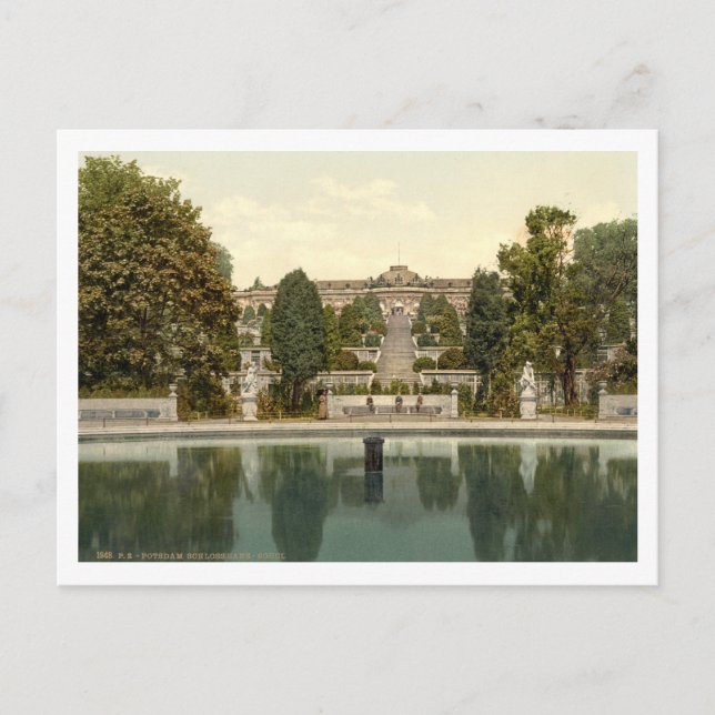Carte Postale Palais de Sanssouci, Potsdam, Berlin, Allemagne (Devant)