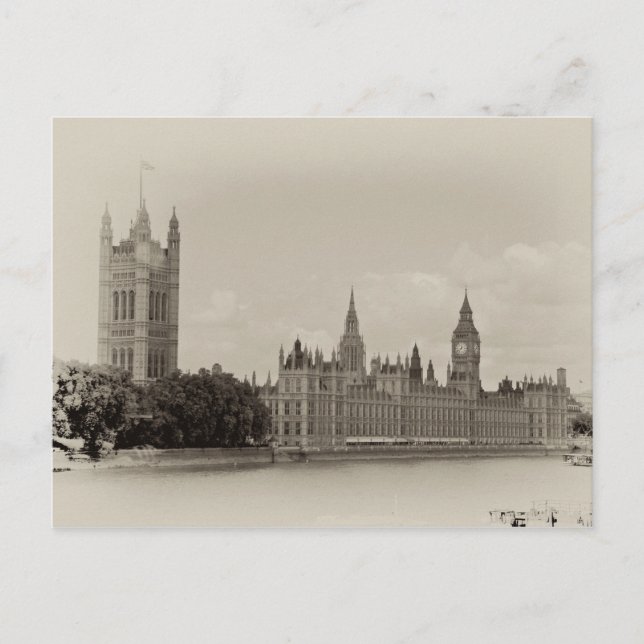 Carte Postale Palais de Westminster, Londres (Devant)