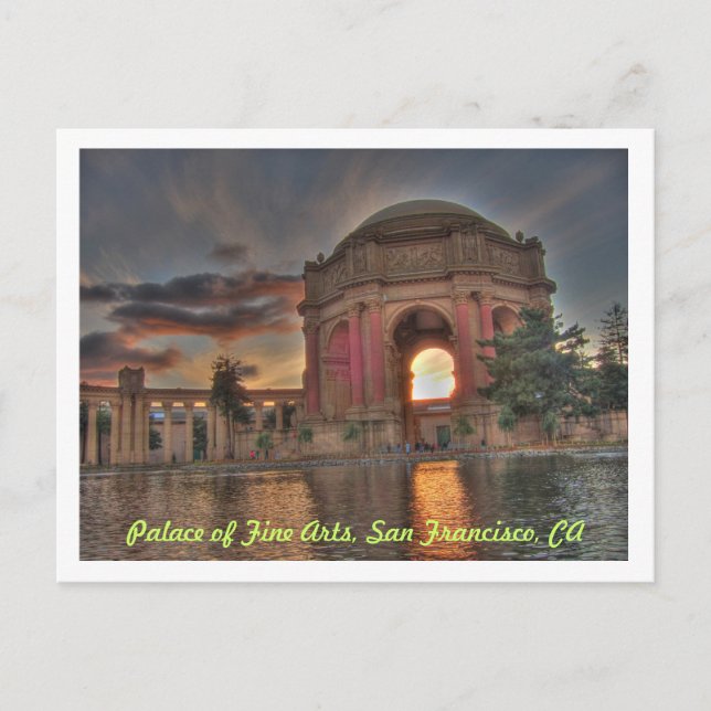 Carte Postale Palais des Beaux-Arts de San Francisco (Devant)