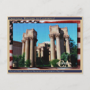 Carte Postale Palais des Beaux-Arts San Francisco Californie Lin
