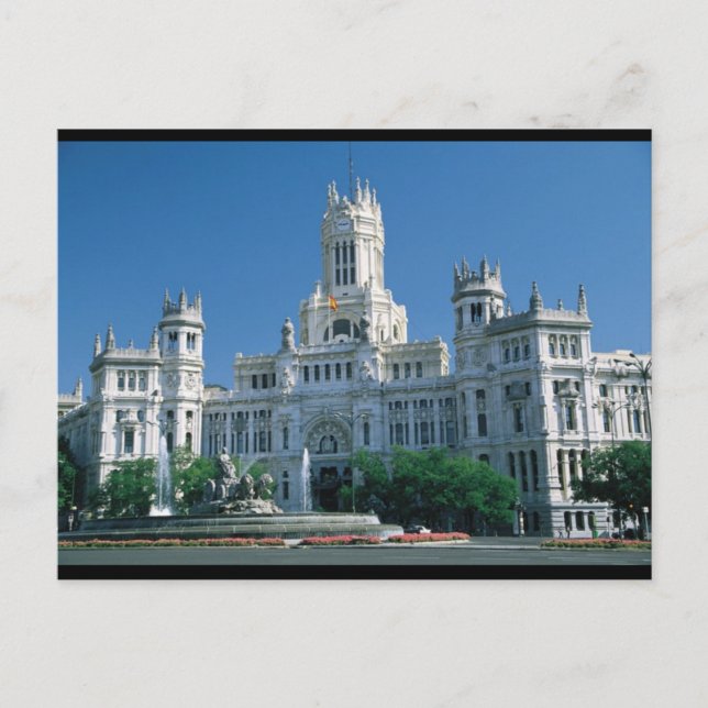 Carte Postale Palais des Communications de Madrid (Devant)