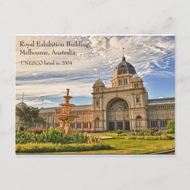 Carte Postale Palais des Expositions Royal Melbourne UNESCO (Devant)