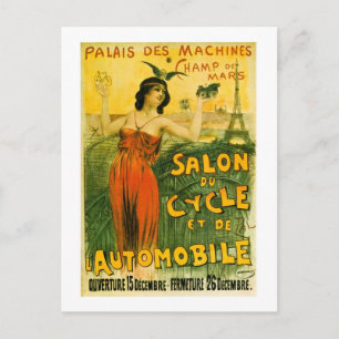 Carte Postale Palais des Machines Champ de Mars Salon du Cycle