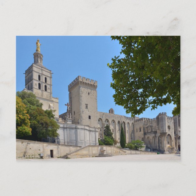 Carte Postale Palais des Papes à Avignon en France (Devant)
