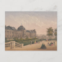 Palais des Tuileries, Paris, France Lithographe