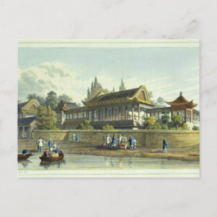 Carte Postale Palais d'été de l'Empereur, Face à la Cité de