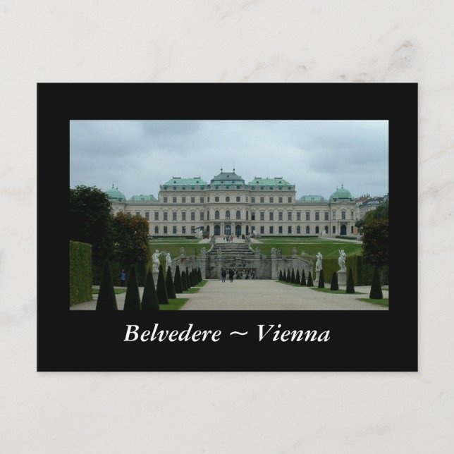 Carte Postale Palais du Belvédère (Devant)