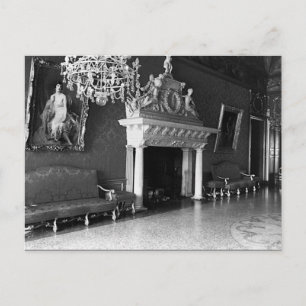 Carte Postale Palais du Prince de Monaco vintage Thron Room