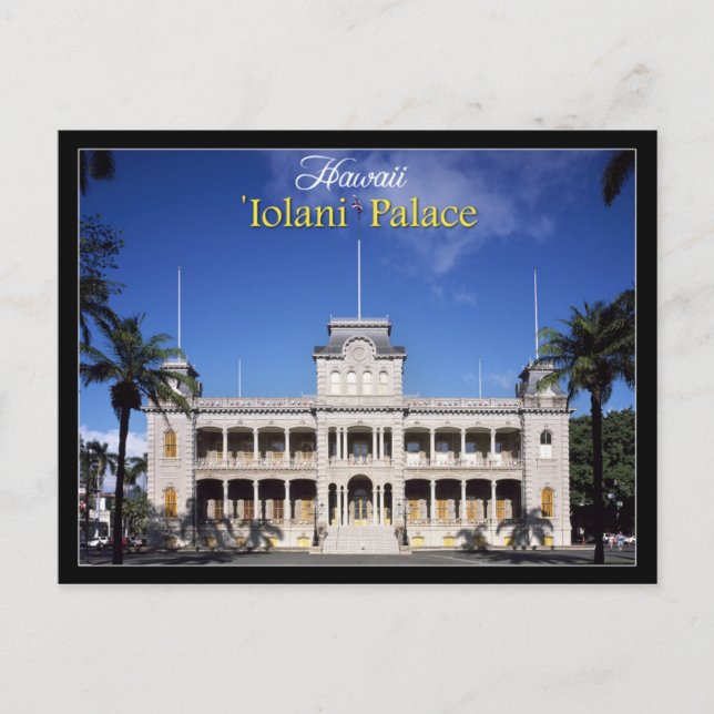 Carte Postale Palais Iolani à Honolulu, Hawaii (Devant)
