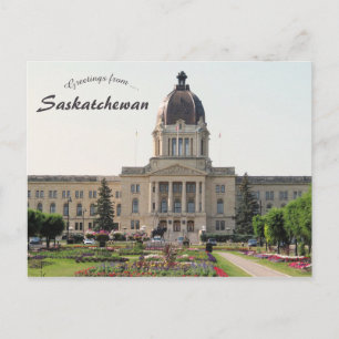Carte Postale Palais législatif de la Saskatchewan