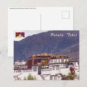 Carte Postale Palais Potala à Lhassa - Tibet