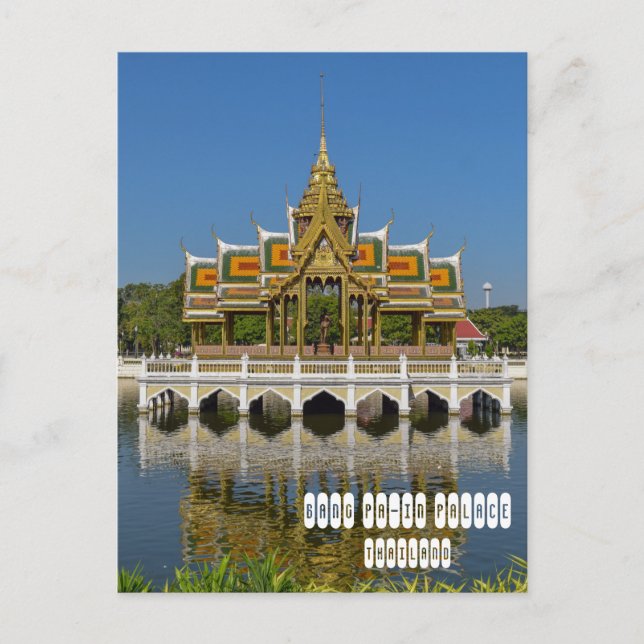 Carte Postale Palais royal de Bang Pa-In (Devant)